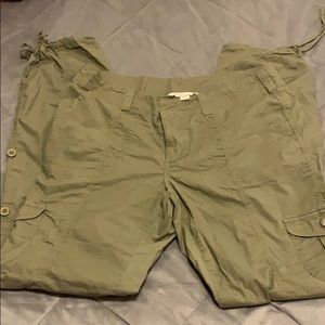 Boston Proper Size 12 Army Green Cargo Pants